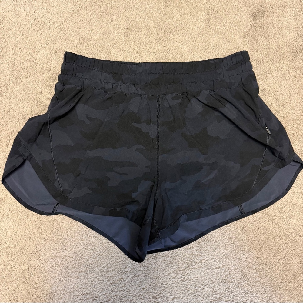 Lululemon Track That Short 3” in Camo size 10. GUC